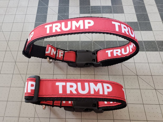 Trump Dog Collar Adjustable (Small/Medium 12" - 19")
