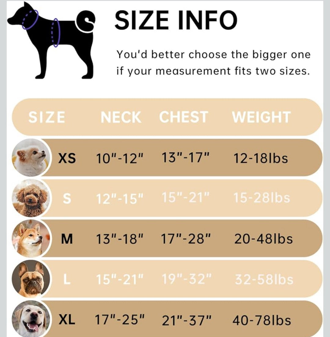 IVY&LANE No Pull Dog Harness with Leash Set, Reflective No Choke Pet Vest,Adjustable Oxford Dog Vest Harness with Easy Control Handle for Small Dogs (Checkered Beige,S)