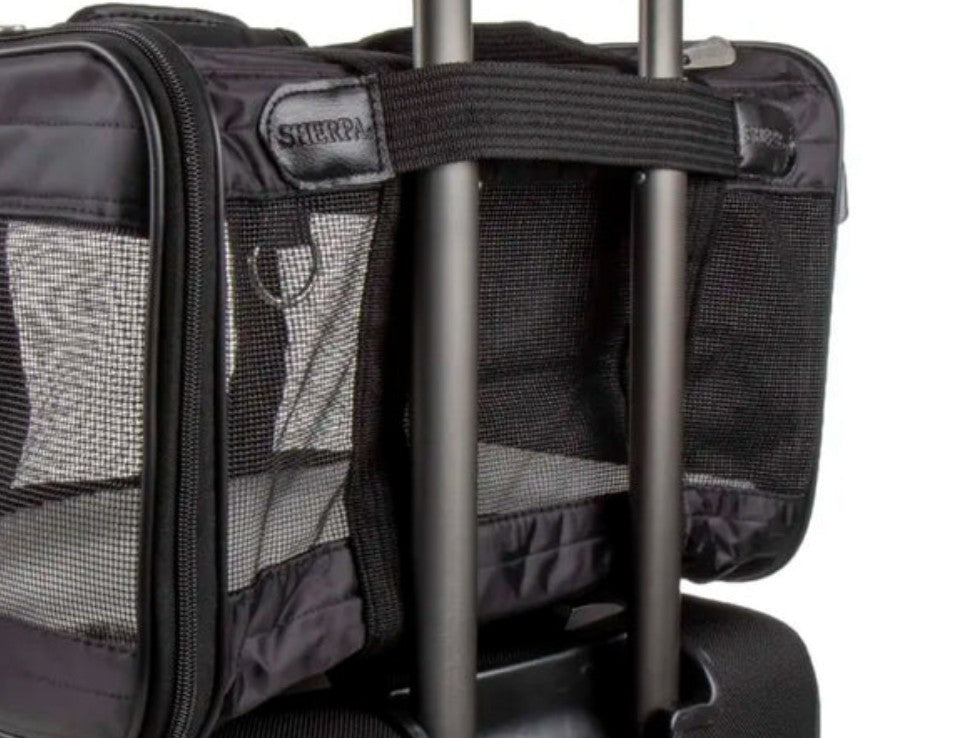 Sherpa's Pet Trading Company Original Deluxe Black Pet Carrier, Small