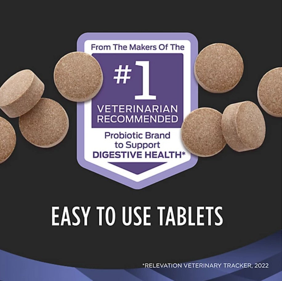 Purina Pro Plan FortiFlora Canine Probiotic Chewable Tablet Digestive Supplements for Dogs, 45 ct.