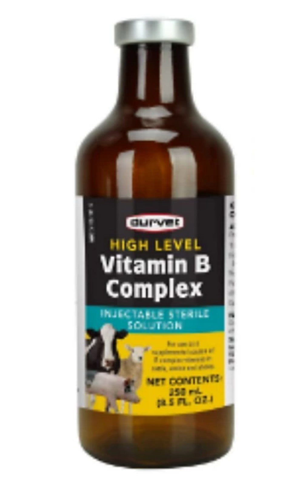 Durvet High Level Vitamin B Complex Livestock Supplement, 250 mL