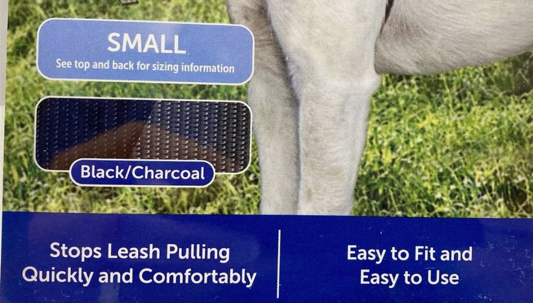 Easy Walk (Size - Small) No-Pull Harness Petsafe Black/Charcoal Adjustable