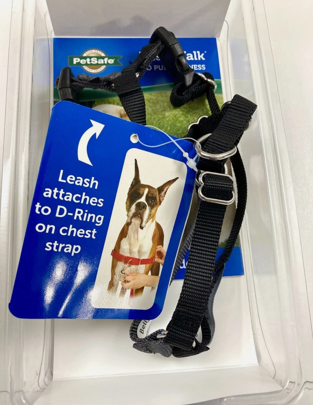 Easy Walk (Size - Small) No-Pull Harness Petsafe Black/Charcoal Adjustable