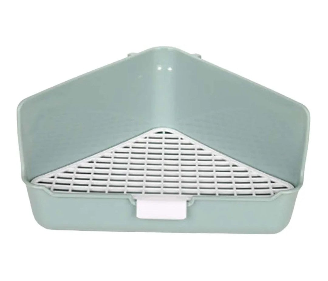 Indoor Pet Pan for with Snap Fastener for Small Animals, Green