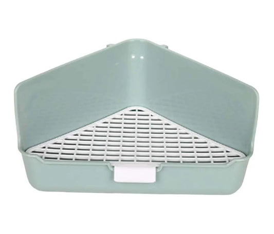 Indoor Pet Pan for with Snap Fastener for Small Animals, Green