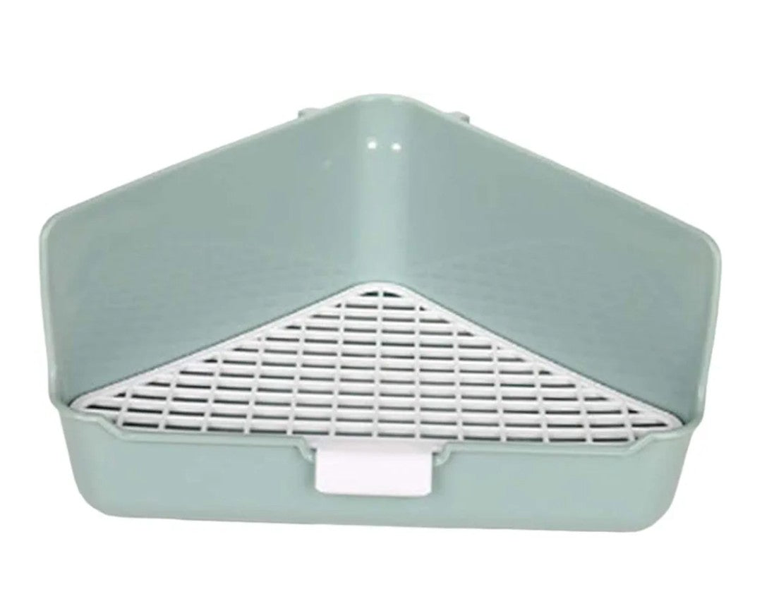 Indoor Pet Pan for with Snap Fastener for Small Animals, Green