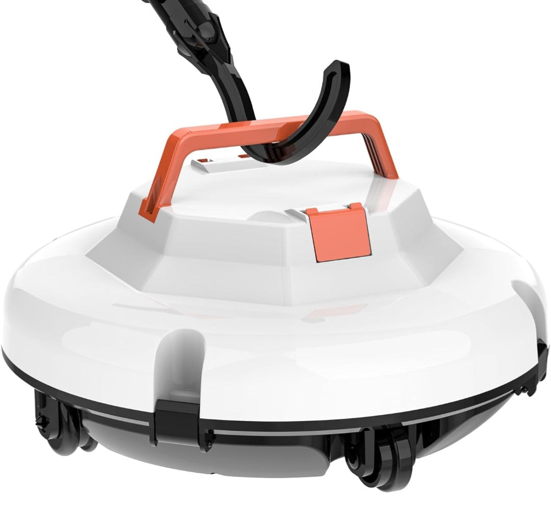 2025 Cordless Robotic Pool Cleaner - 120 Mins Automatic Pool Vacuum for Above Ground Pool & In - Ground Flat Pools up to 1000 Sq.Ft, Robot Pool Cleaner with Self - Parking Tech