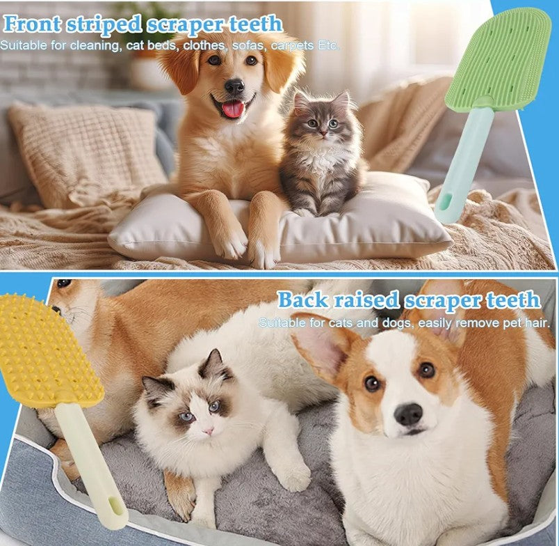 3pcs Cat Tongue Combs, Double Sided Cat Grooming Tongue Brush with Comfort Grip Handle Cat Tongue Licking Hair Comb Pets Shedding Brush for Grooming Hairballs & Keeping Clean