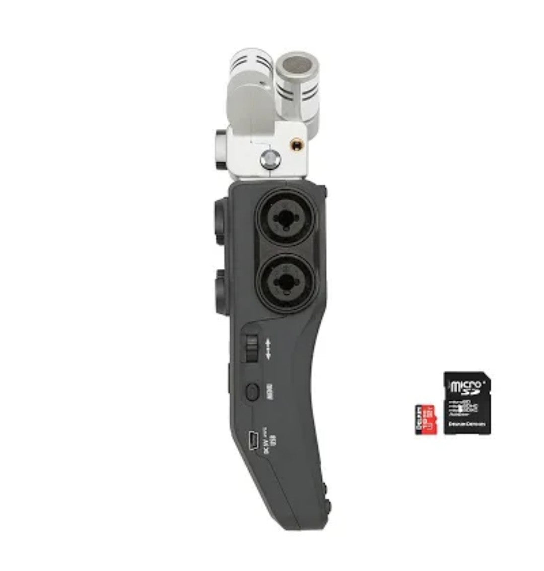 Zoom H6 All Black 6-Track Portable Recorder, Stereo Microphones, 4 XLR/TRS Inputs, Records to SD Card