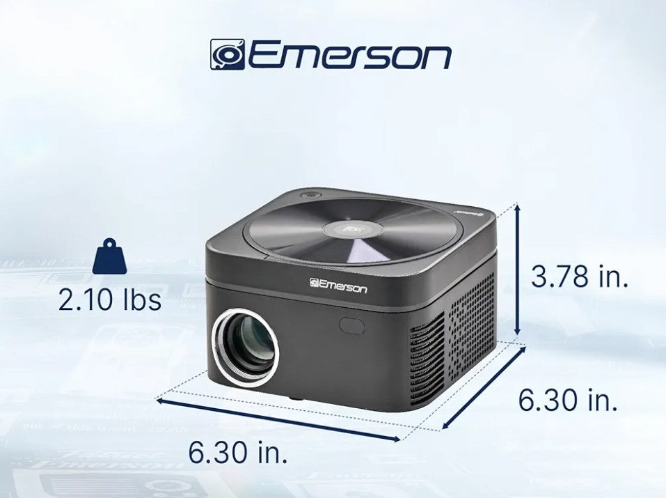 Emerson EVP-2503C 120-Inch Home Theater LCD Projector with Built-In DVD Player Combo