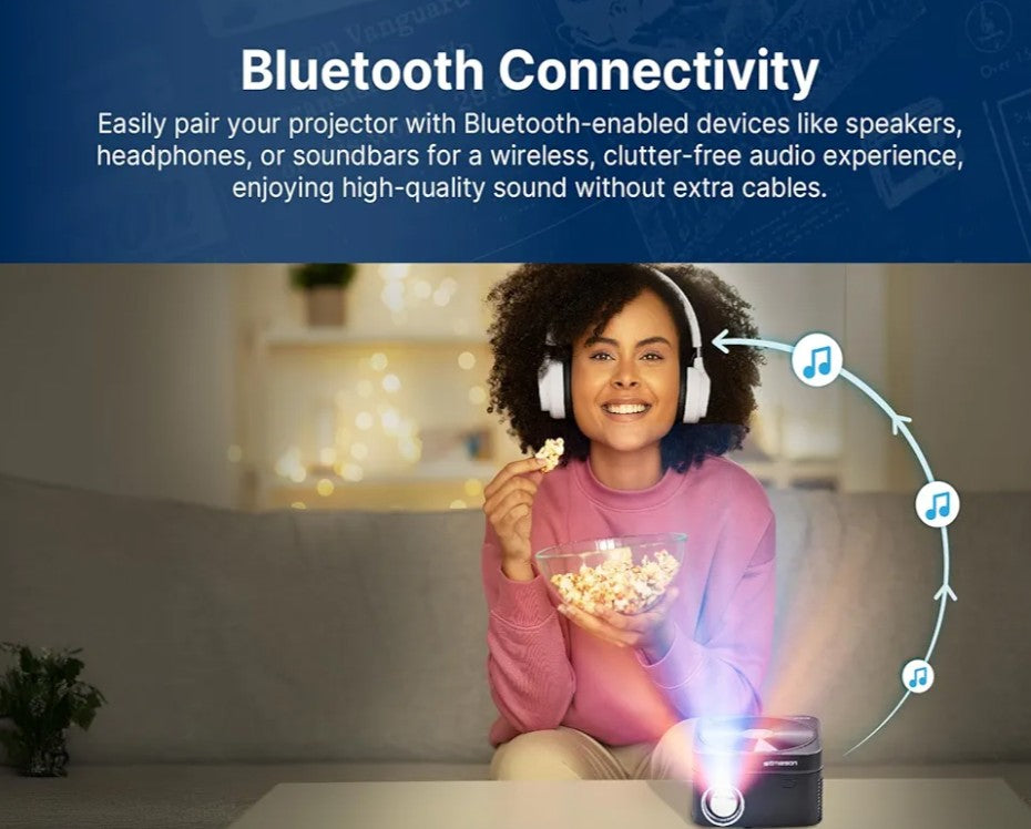 Emerson EVP-2503C 120-Inch Home Theater LCD Projector with Built-In DVD Player Combo