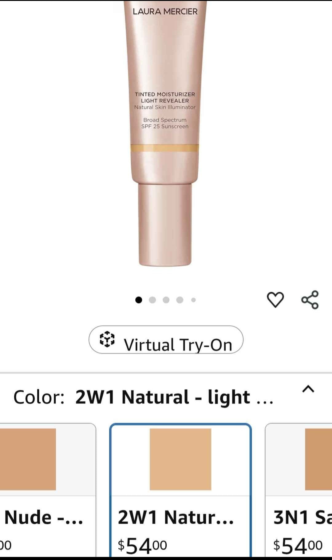 Laura Mercier Tinted Moisturizer Light Revealer Natural Skin Illuminator with SPF 25: