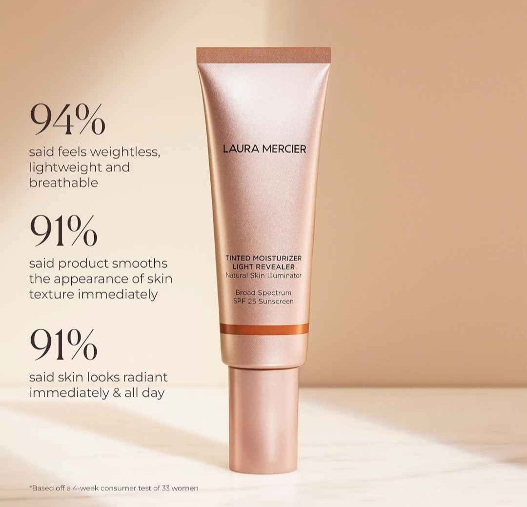 Laura Mercier Tinted Moisturizer Light Revealer Natural Skin Illuminator with SPF 25: