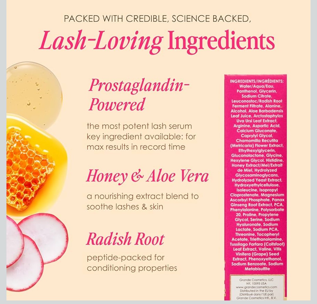 Grande Cosmetics GrandeLASH-MD Lash Enhancing Serum - Peptide & Vitamin Infused Formula for Longer, Thicker, Fuller Looking Lashes - Ophthalmologist Tested, Cruelty-Free