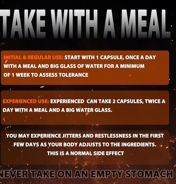 Fat Burner for Men Women - Weight Loss Supplement, Metabolism, Belly Fat Burning with Acetyl L-Carnitine, Green Tea Extract and More, 60 Count