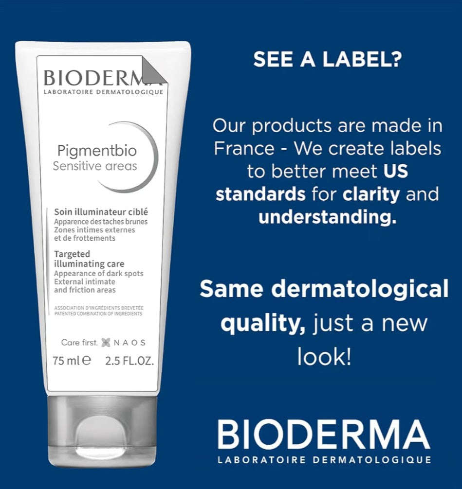 Bioderma Pigmentbio Sensitive Areas Unified And Brightened Skin Tone Even For The Most Delicate Areas -75ml