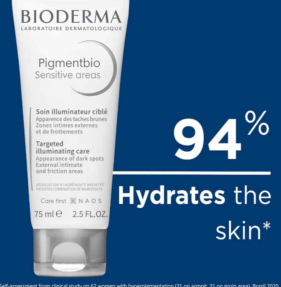 Bioderma Pigmentbio Sensitive Areas Unified And Brightened Skin Tone Even For The Most Delicate Areas -75ml