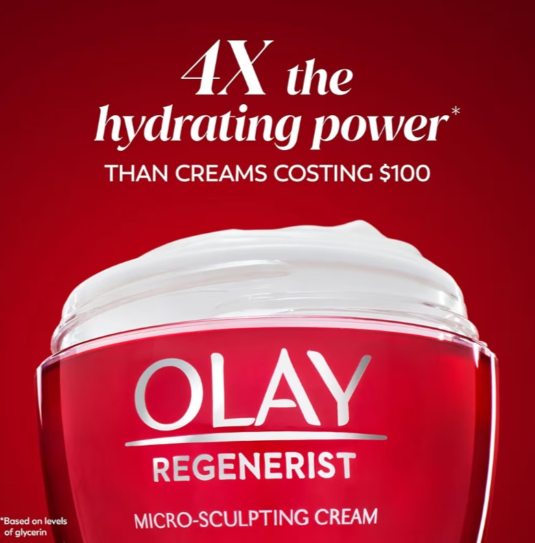 Olay Face Moisturizer, Regenerist Micro-Sculpting Cream for Women, Fragrance-Free - Hydrating, Anti-Aging, Anti-Wrinkle, Firming Skin Care - Hyaluronic Acid, Niacinamide, Amino Peptides, 1.7 Oz
