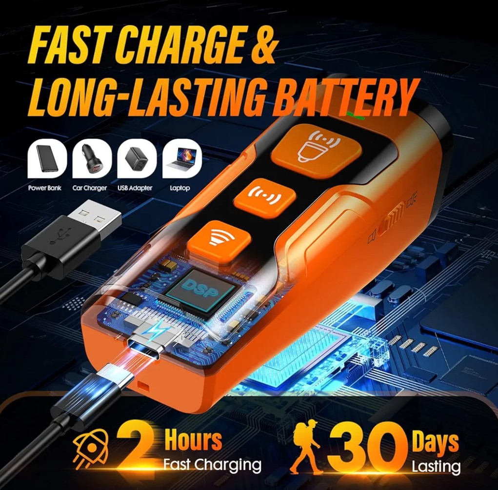 Dog Bark Deterrent Device, 3X Ultrasonic Anti Barking, 6 Training Modes 23 FT Range Barks No More Indoors Outdoors Behavior Correct Safe & Humane Rechargeable Compact Bark Control for Dogs