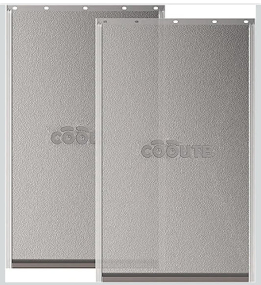 2 Pack Dog Door Replacement Flap with Magnetic Closure, Compatible with PetSafe Freedom Dog and Cat Door PAC11-11039 Large 10 1/4" w x 17" h with 10PCS Screws