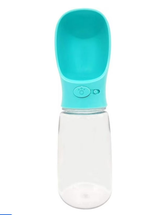 Dog Water Bottle Portable Pet Travel Bowl Foldable Dispenser for Walking Hiking, Puppy Accessories Dog Water Bottle with Activated Carbon Filter, Leak Proof, Food-Grade Materials