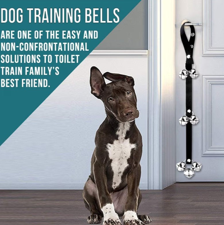 BLUETREE Dog Doorbells Premium Quality Training Potty Great Dog Bells Adjustable Door Bell Dog Bells for Potty Training Your Puppy The Easy Way - 7 Extra Large Loud 1.4 DoorBells