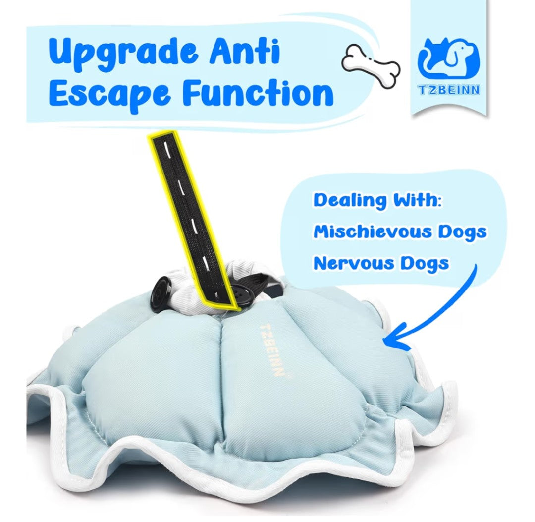 Soft Small Dog Cone Collar Alternative for Small Dogs(Puppy Yorkshire Puppy Chihuahua Pomeranian), Comfortable Dog Neck Recovery Cone, Adjustable Head Pillow Cone After Surgery to Stop Licking