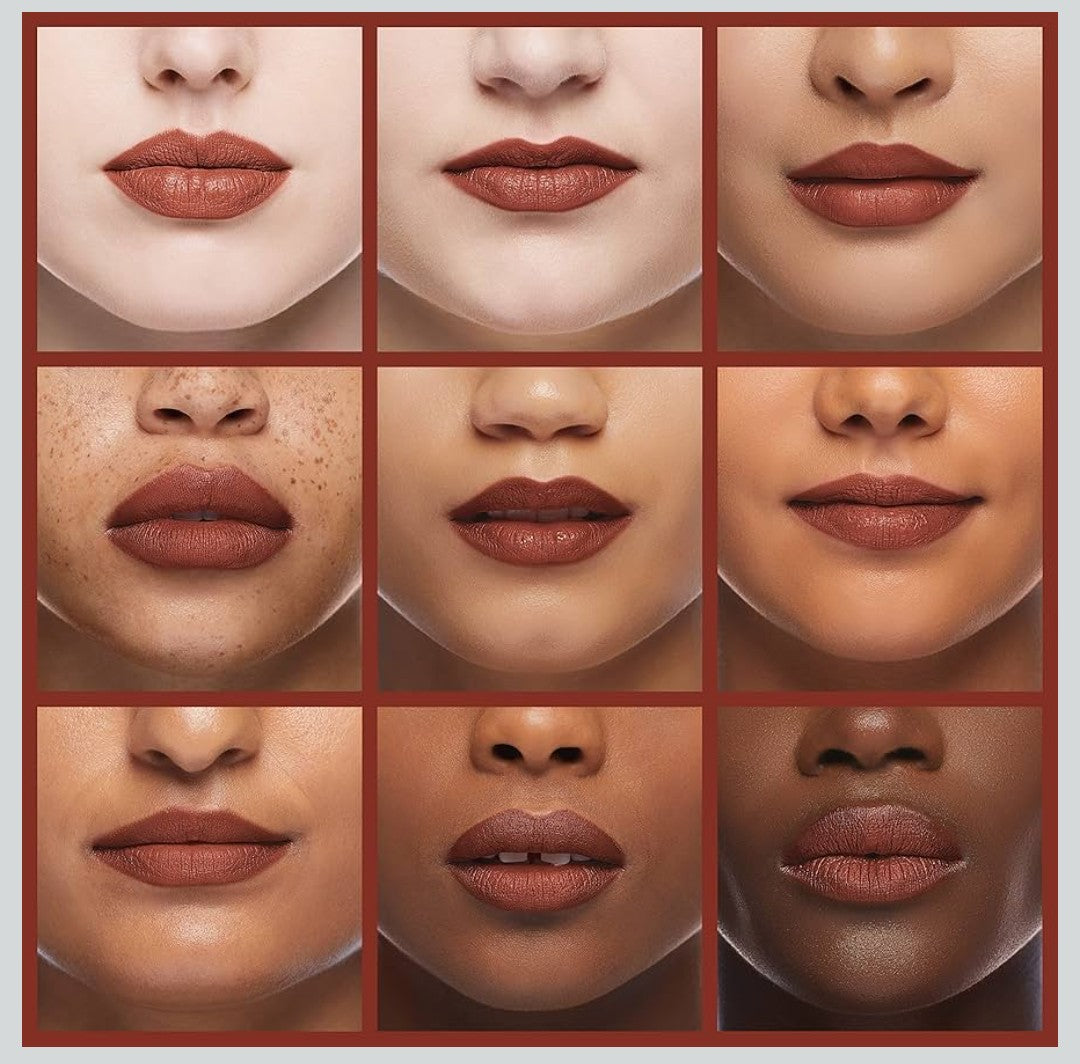 Rimmel London Stay Matte Liquid Lip Color with Full Coverage Kiss-Proof Waterproof Matte Lipstick Formula that Lasts 12 Hours - 725 Love Bite, .21oz