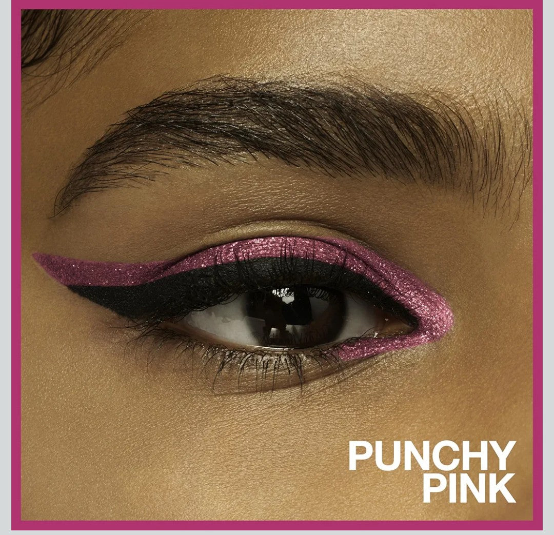 MAYBELLINE Tattoo Studio Sharpenable Eyeliner Pencil, 36 Hour Wear, Waterproof, Punchy Pink, 1 Count