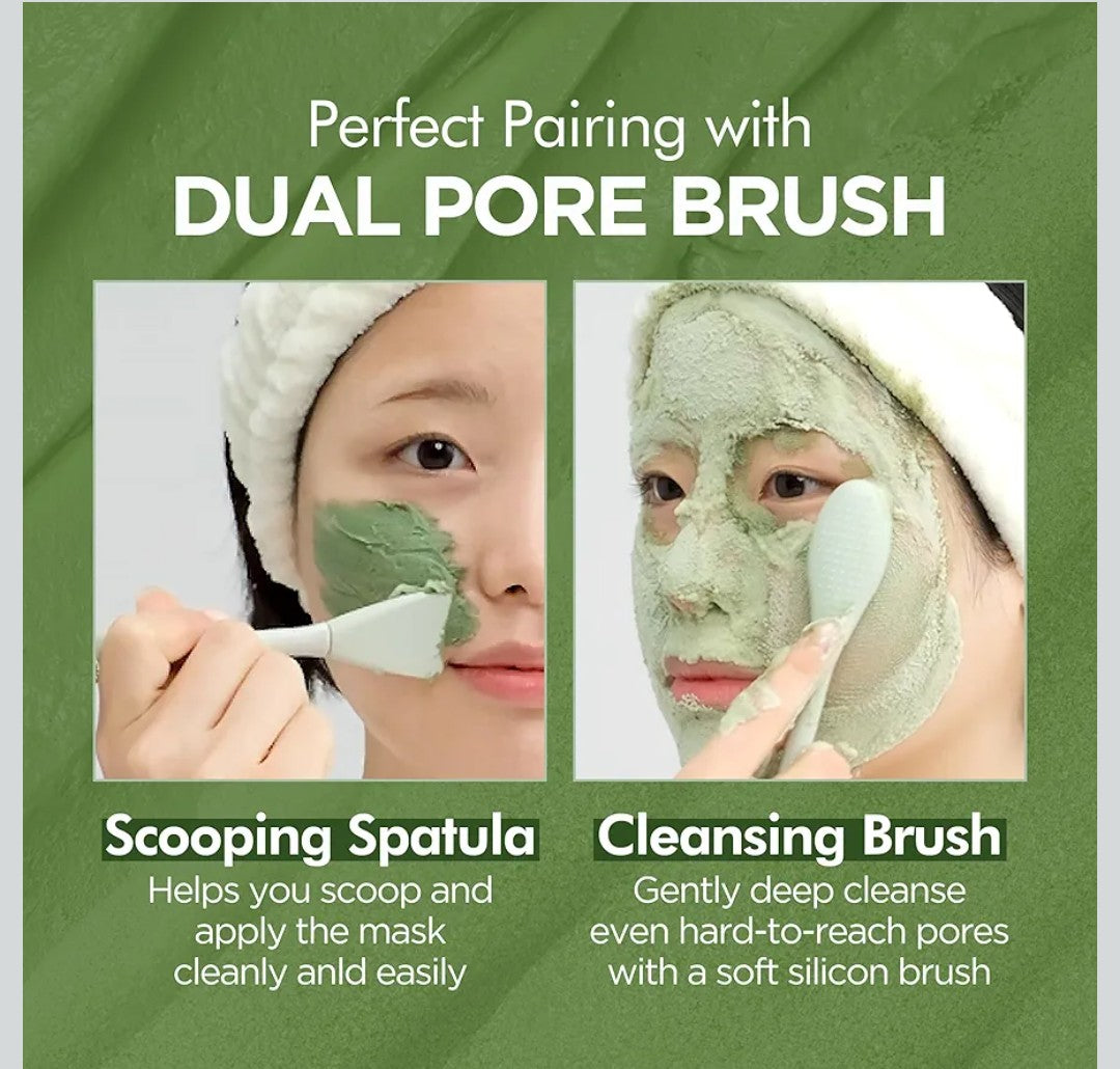 P.CALM Holy Basil Bubble Deep Mask – Holy Basil & Carbonated Water for Cleansing Pores & Blackheads, Korean Clay to Bubble Wash-Off Pack (90g / 3.17 oz)