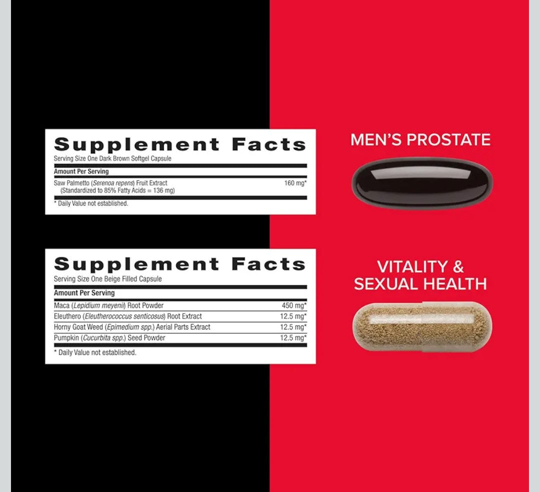 GNC Mega Men Performance and Vitality Vitapak Program, Convenient Complete Nutrition, 5 Products in 1 packet, Circulation, Blood Flow, Prostate Health, Sexual Function, Horny Goat Weed, 30 Packs