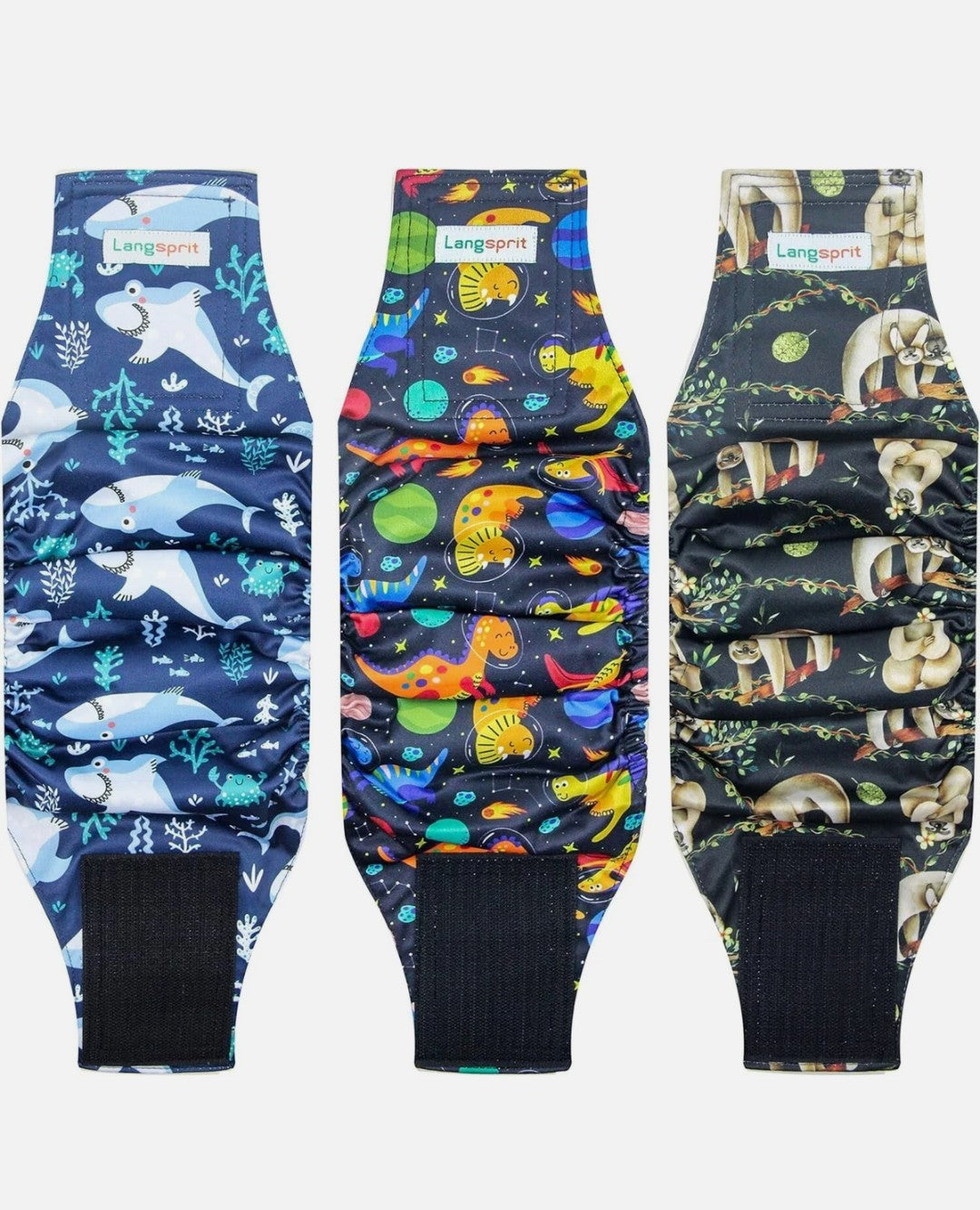 Male Belly Bands for Dogs (Pack of 3) - High Absorbing Dog Wraps Male Washable Size SMALL