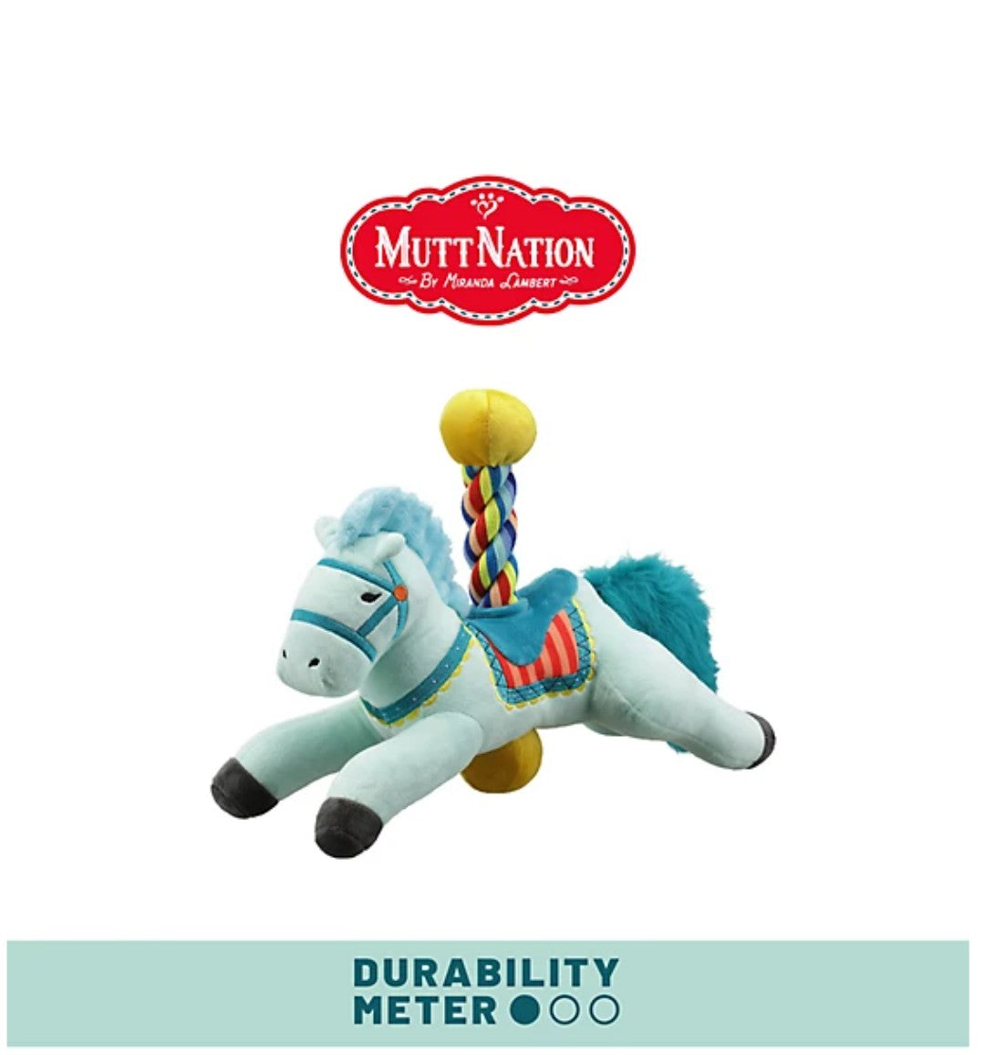 New!MuttNation Fueled by Miranda Lambert Carousel Horse Plush Toy