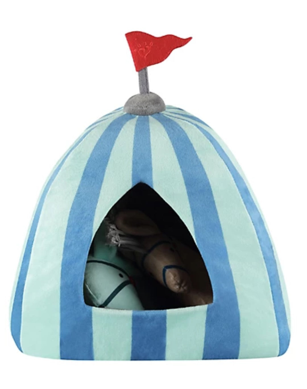 New!MuttNation Fueled by Miranda Lambert Circus Tent Hide-A-Toy Dog Toy