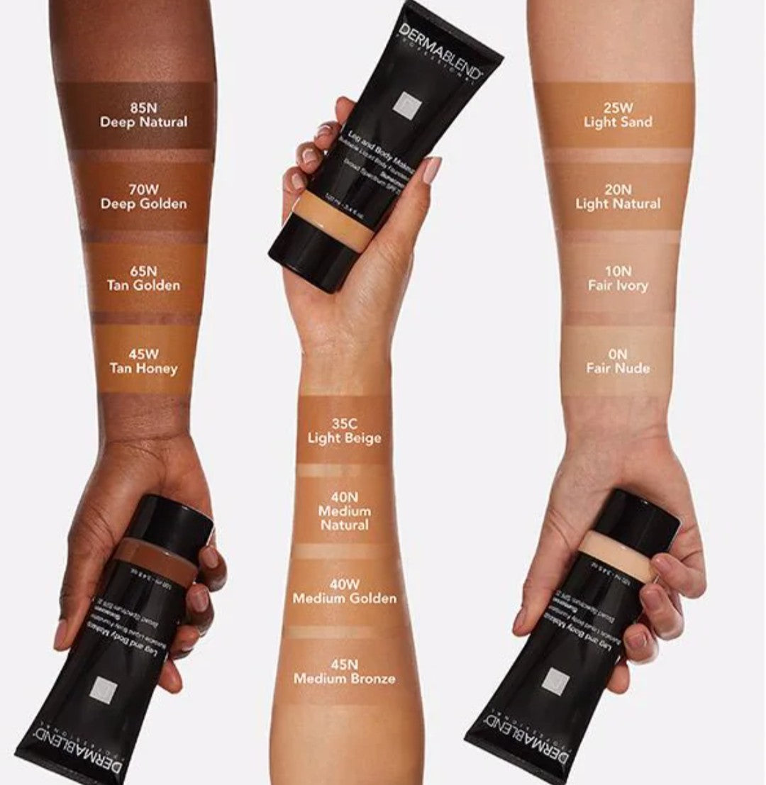 Dermablend Leg and Body Makeup SPF 25 3.4 fl. oz - Tan Golden 65n