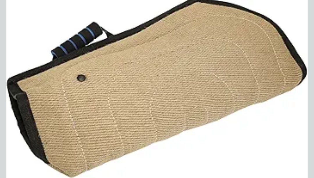 Dog Bite Sleeve Training Protection, Heavy Duty Jute Durable , Fit Pit Bull German Shepherd Mastiff, Puppy Small Dogs Training Biting Tugging Toy - Black