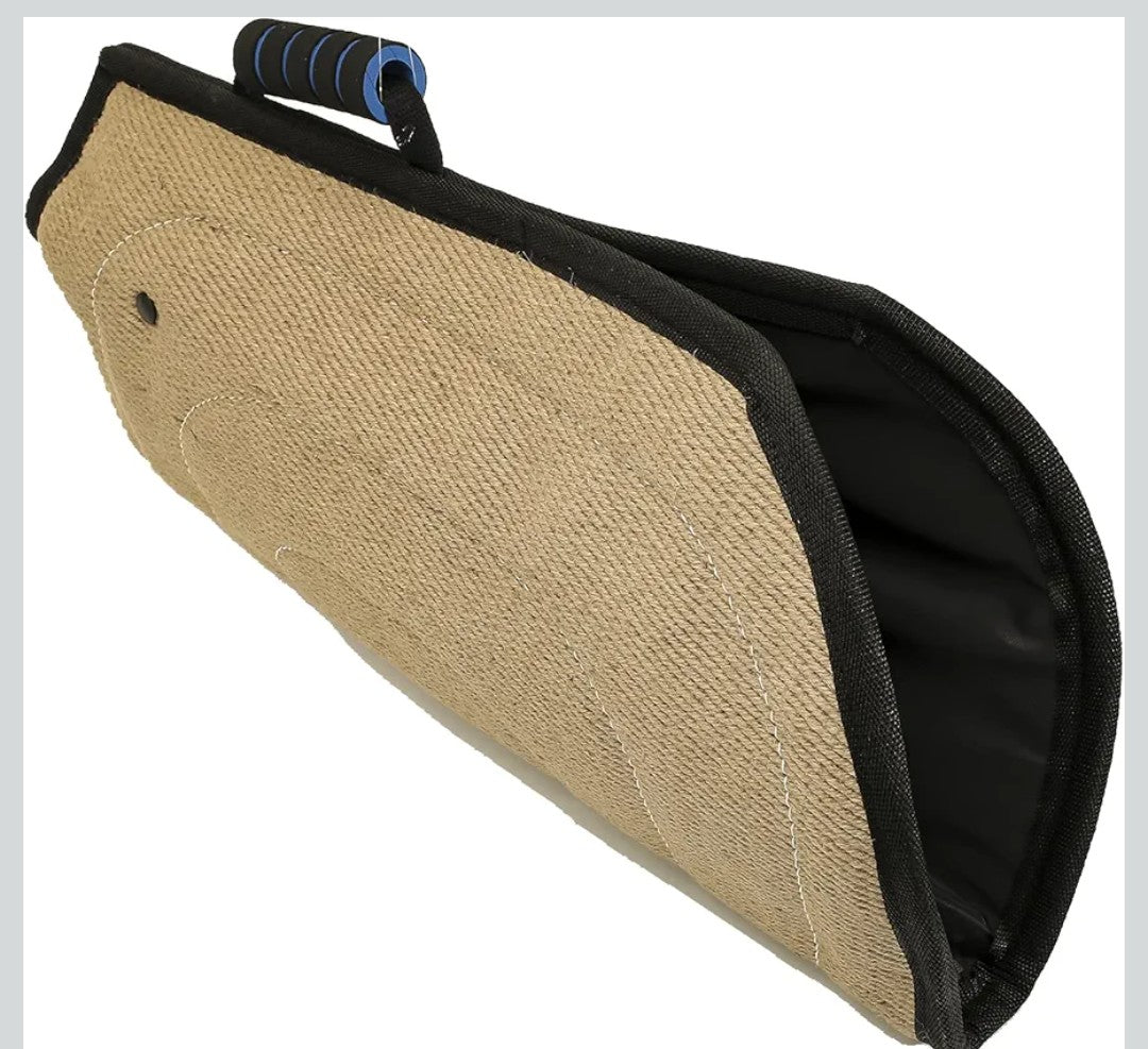 Dog Bite Sleeve Training Protection, Heavy Duty Jute Durable , Fit Pit Bull German Shepherd Mastiff, Puppy Small Dogs Training Biting Tugging Toy - Black