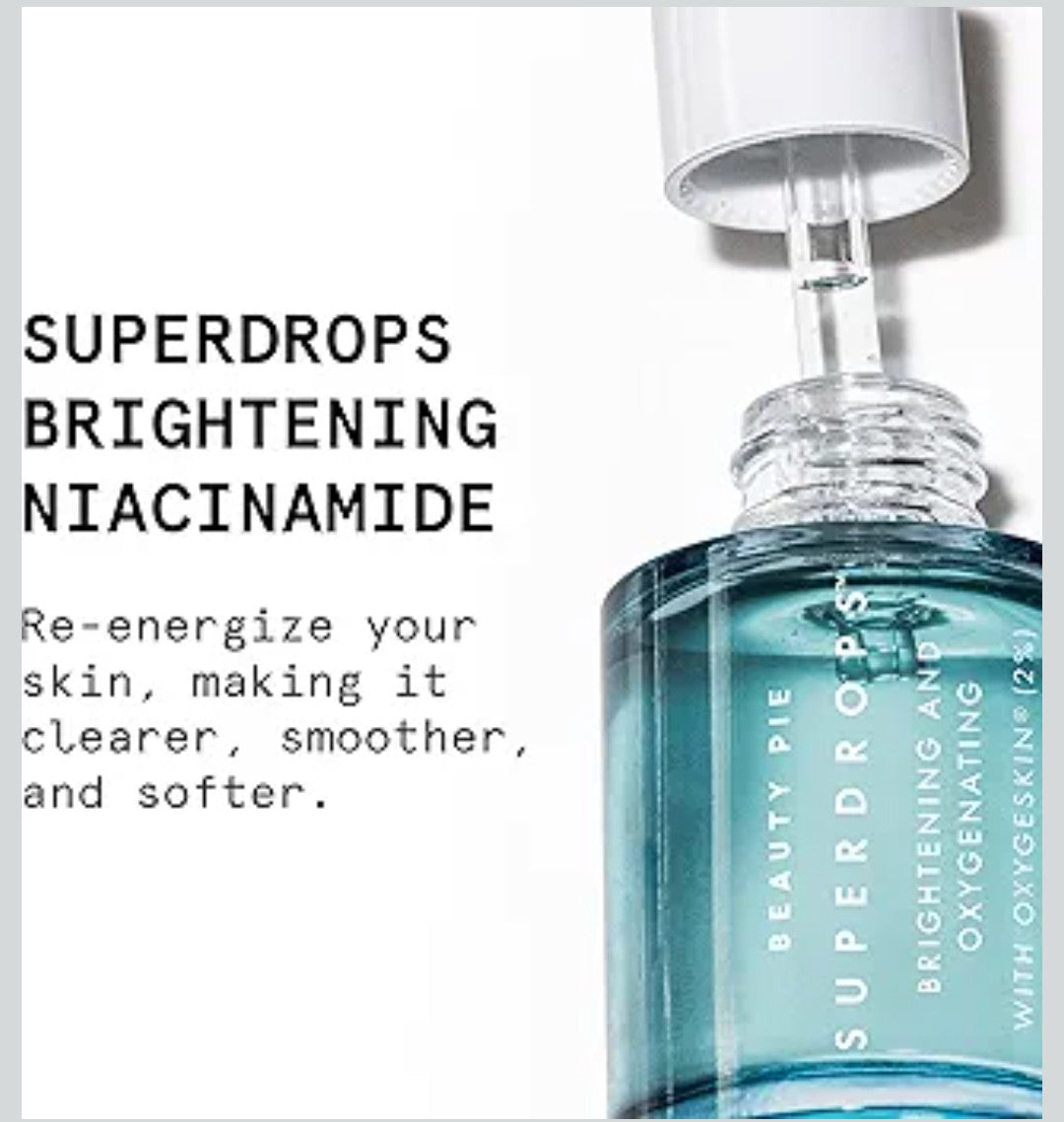 Beauty Pie Superdrops Brightening Niacinamide (10%) Serum – 1 oz / 30 mL Pore‑Refining, Brightening & Barrier‑Strengthening Lightweight Formula