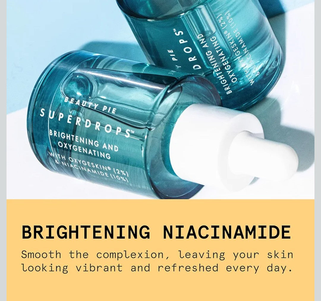 Beauty Pie Superdrops Brightening Niacinamide (10%) Serum – 1 oz / 30 mL Pore‑Refining, Brightening & Barrier‑Strengthening Lightweight Formula