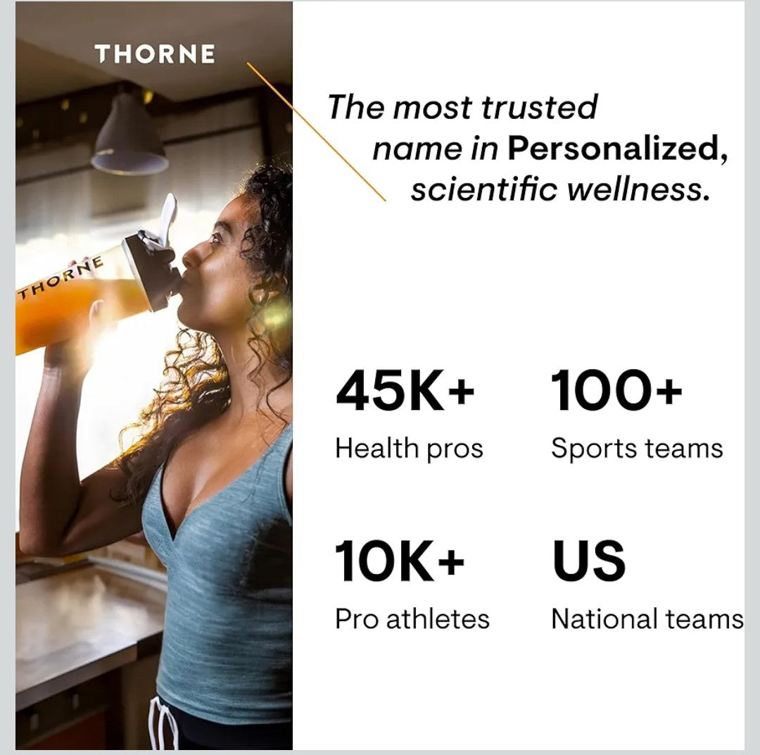 THORNE - Multi-Vitamin Elite - Daily Nutritional Supplement - AM Formula Supports Cellular Energy Production &PM Formula Supports Restful Sleep* - Gluten-Free, Dairy-Free - 180 Capsules - 30 Servings