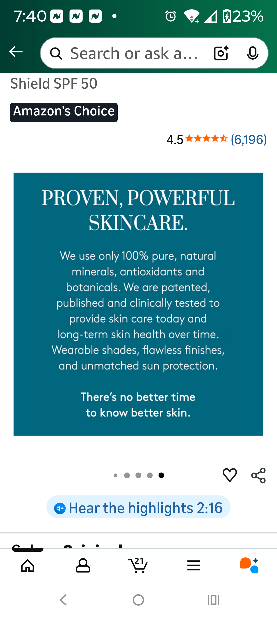 Colorescience Total Protection Face Shield SPF 50