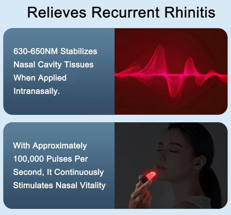 Cold Red Light Nasal Therapy Device, No More Colds Red Light Therapy for Nose