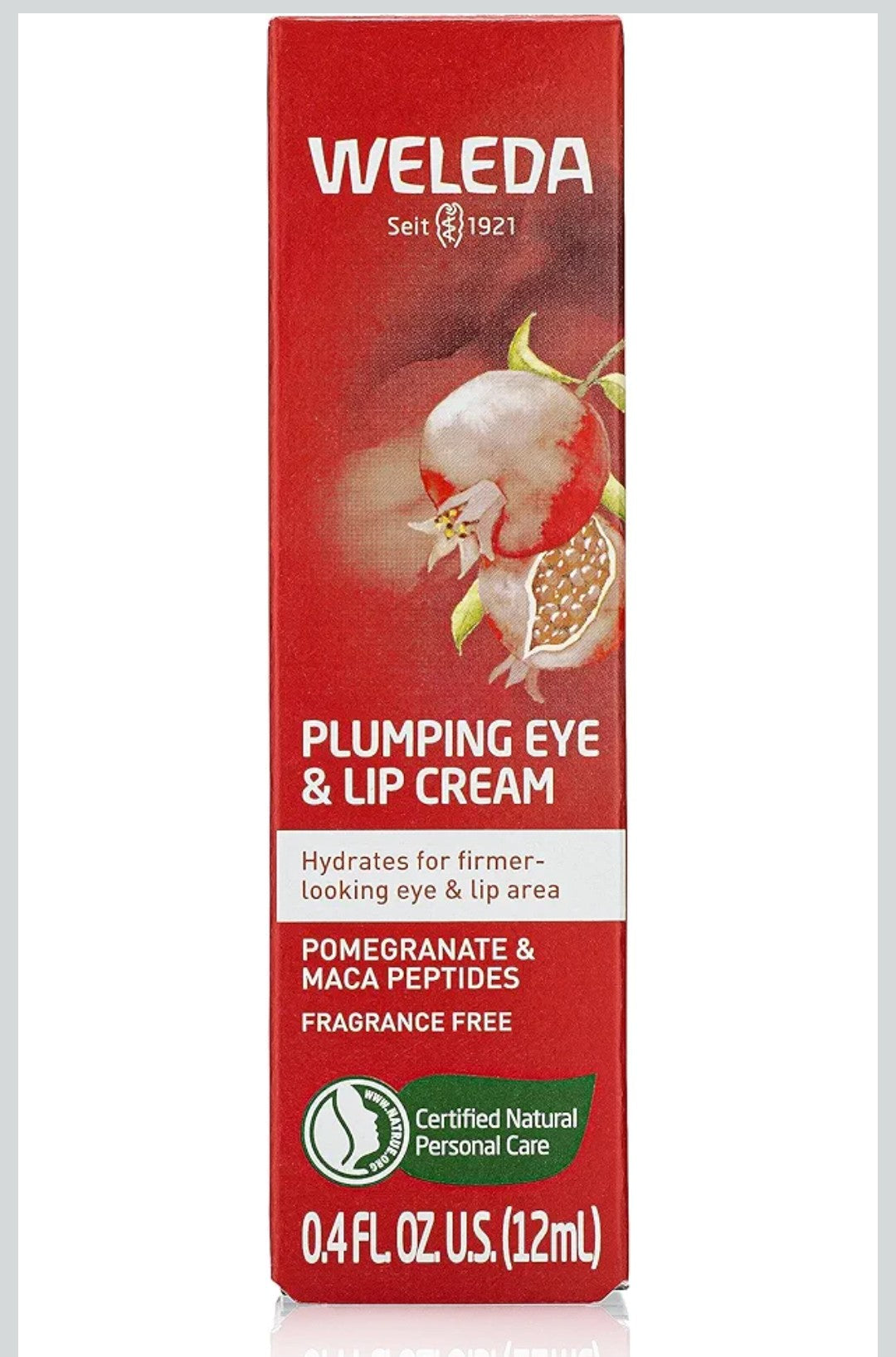 Weleda Plumping Eye & Lip Cream with Peptides from Maca Root and Pomegranate