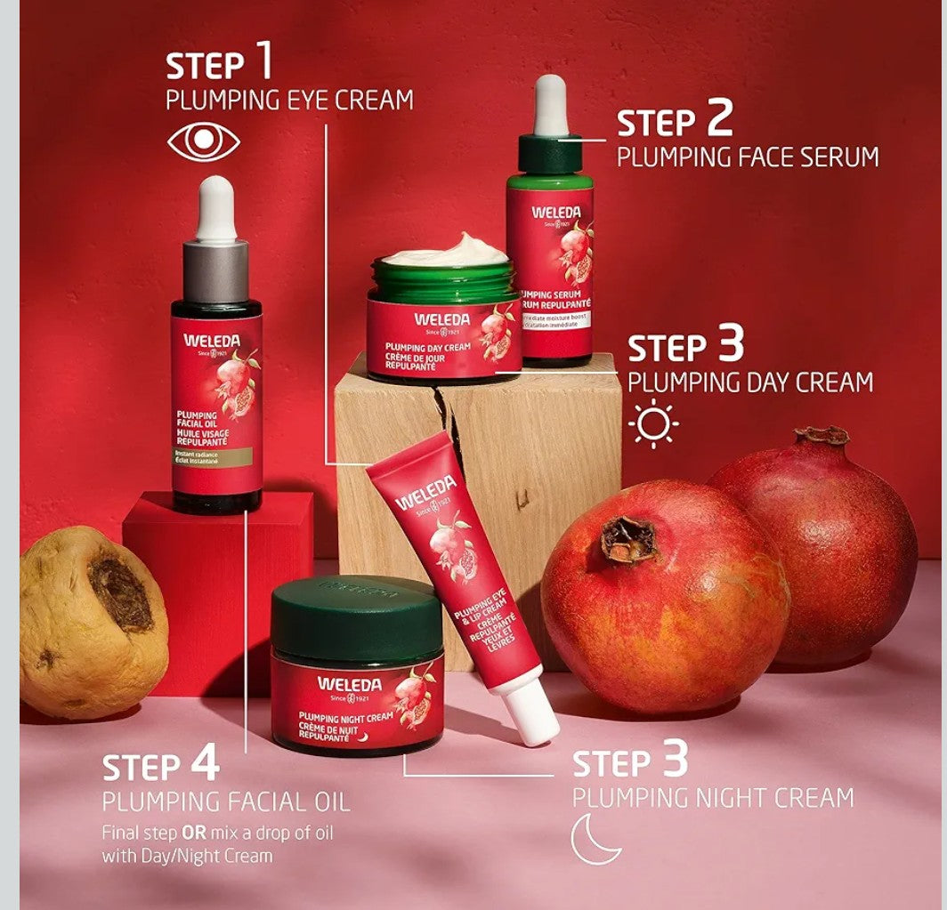 Weleda Plumping Eye & Lip Cream with Peptides from Maca Root and Pomegranate