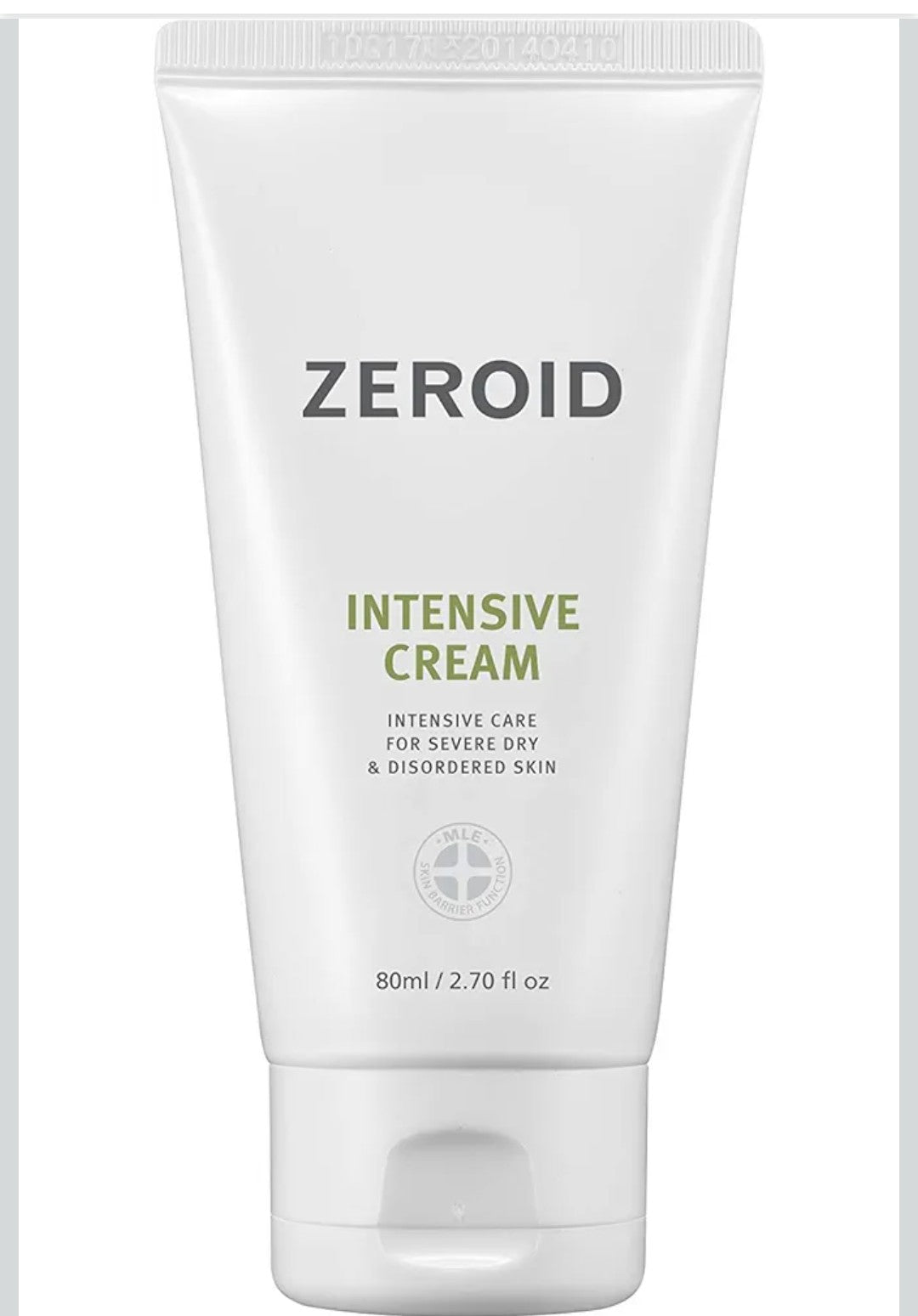 ZEROID Intensive Cream Korean Dermocosmetic Intensive Care for Severe Dry & Disordered Skin (80 mL)