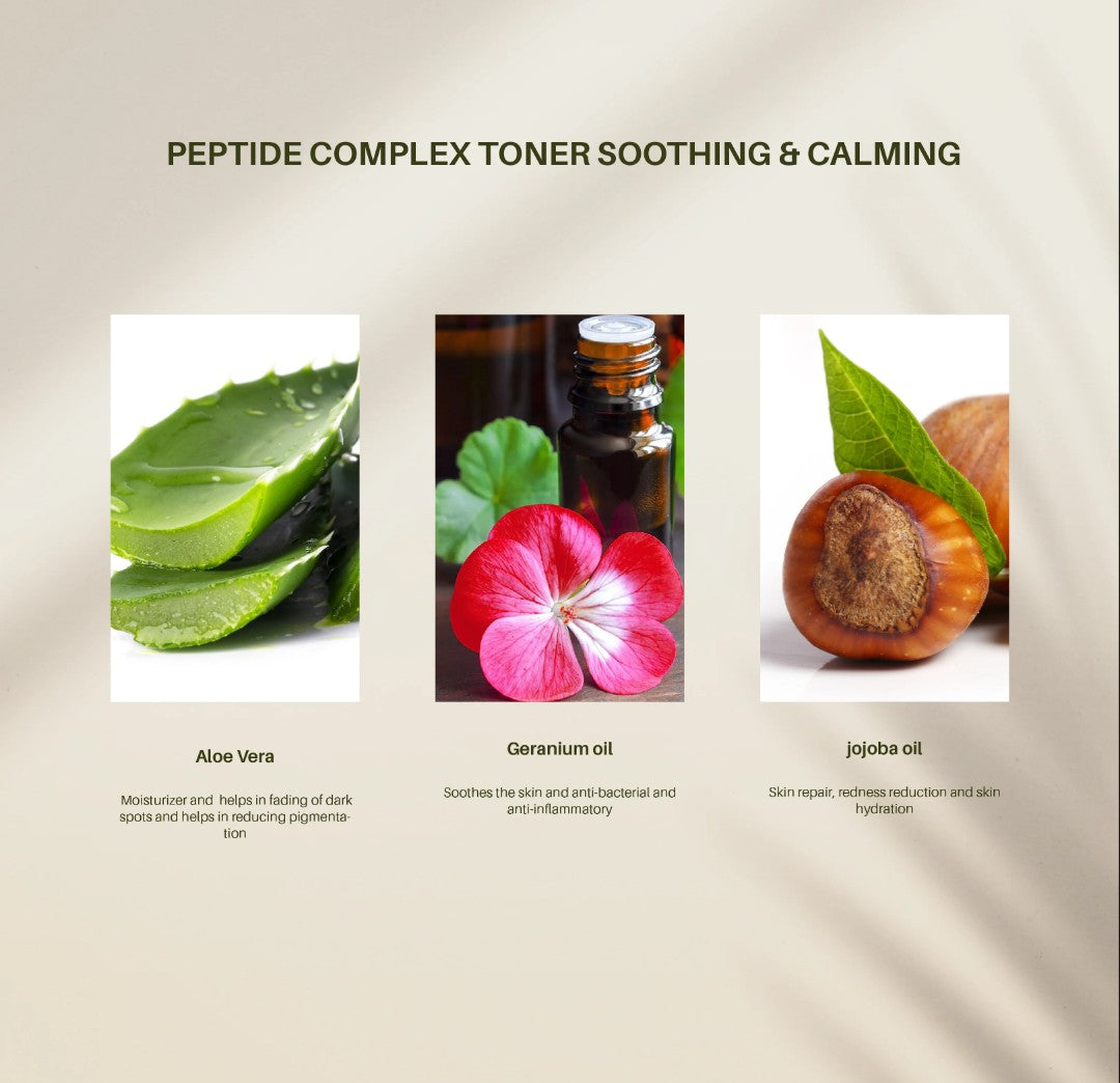 PEPTIDE COMPLEX TONER - Anti-Aging and Soothing the Skin