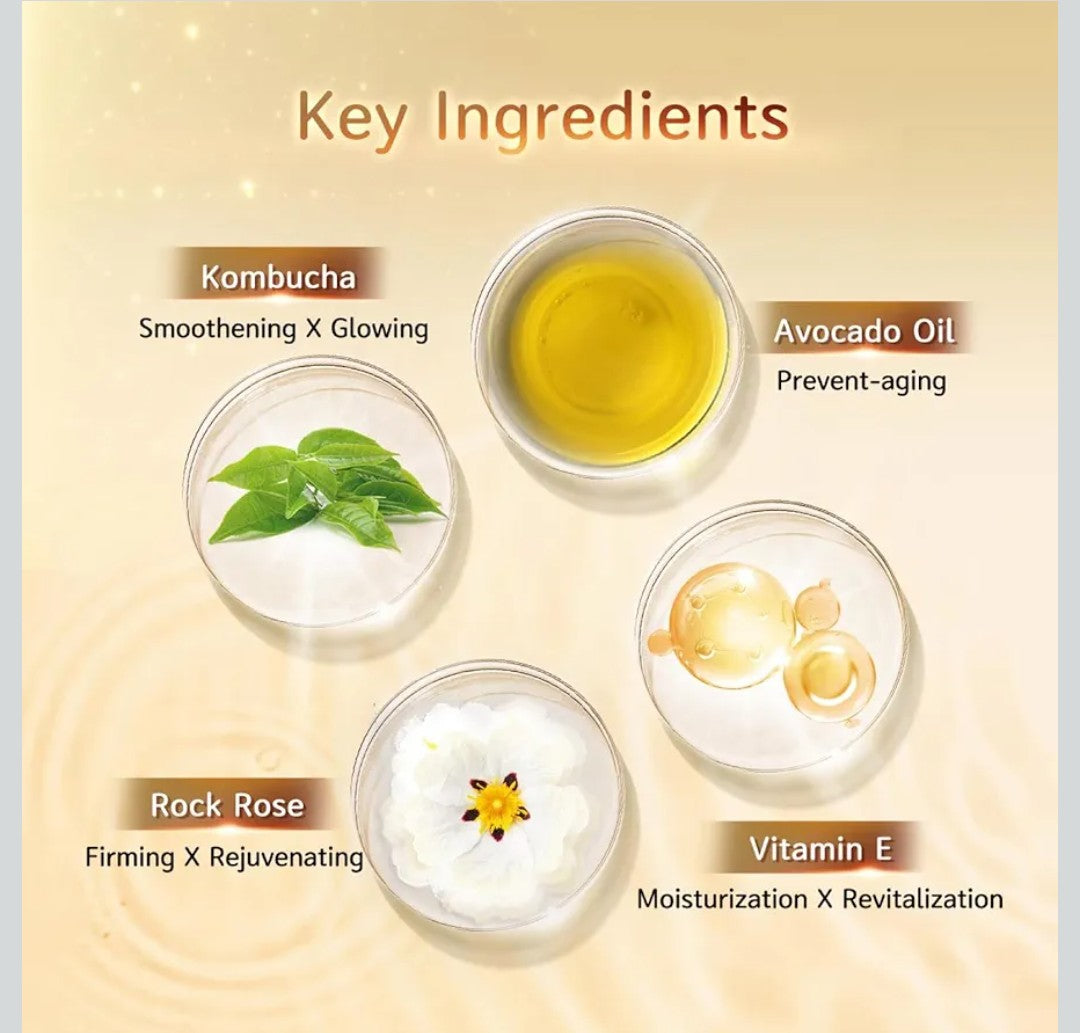 My Beauty Diary Rejuvenate Revital Rock Rose Facial Mask, Moisturizing and Nourishing Facial Mask, Restores Skin Elasticity, Self Care Face Sheet Mask for Dry Skin and All Skin Types