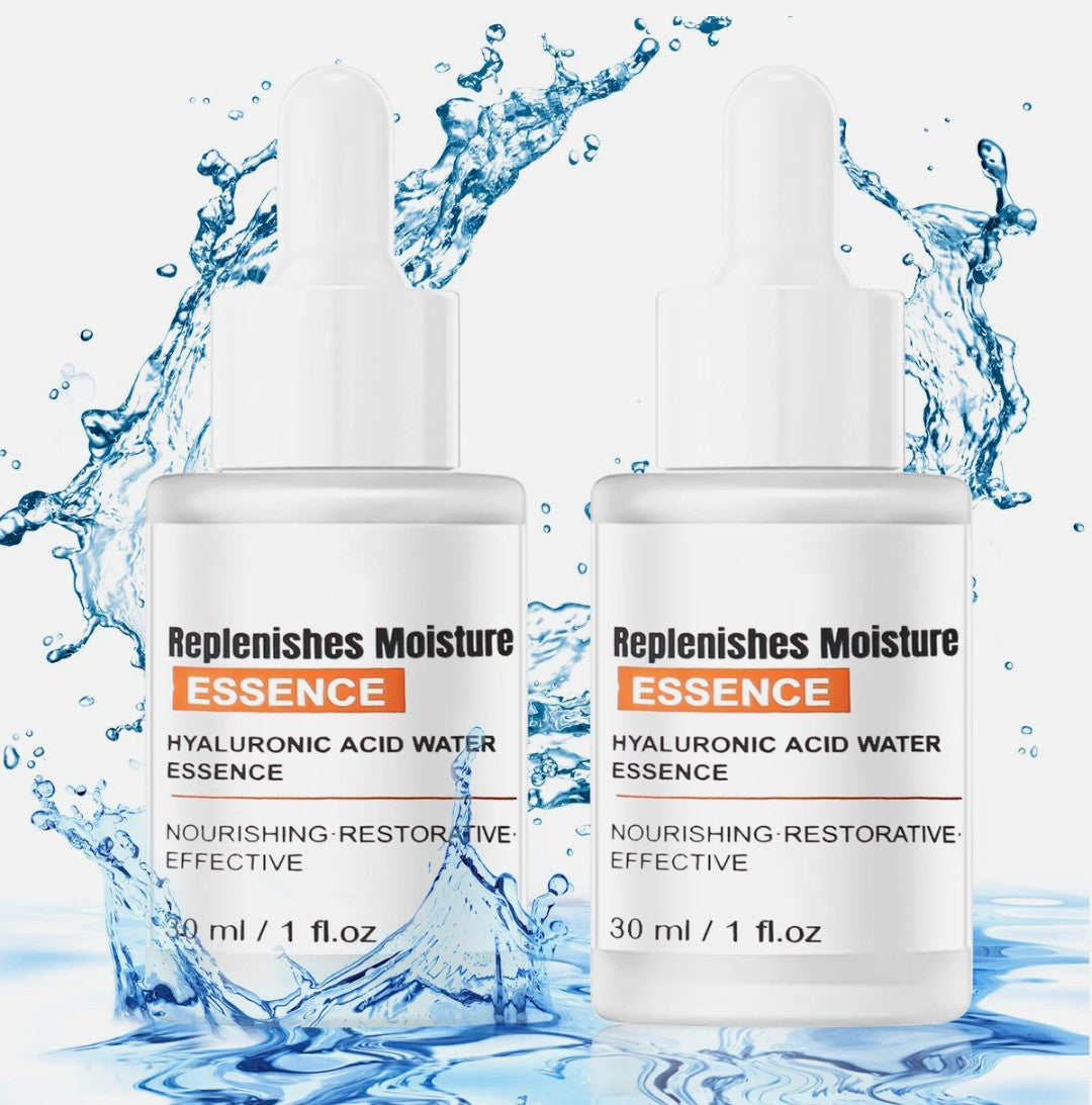 Hyaluronic Serum Set 10pcs Hydrating Face Masks & 2x 30ml Hyaluronic Acid Serum