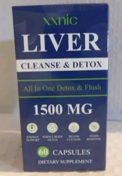 xxnic 120 Capsules Liver Cleanse and Detox