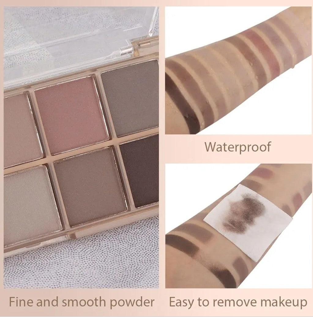 10 Colors Makeup for Older Women for Blue Green Eyes Neutral Matte Cream Smokey Contour Makeup Palettes 4
